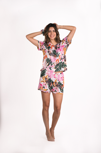 D14- Short y Blusa de Manga Corta