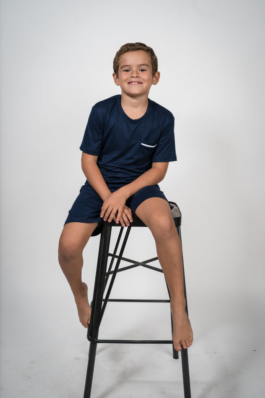 A22- Short y Playera Manga Corta