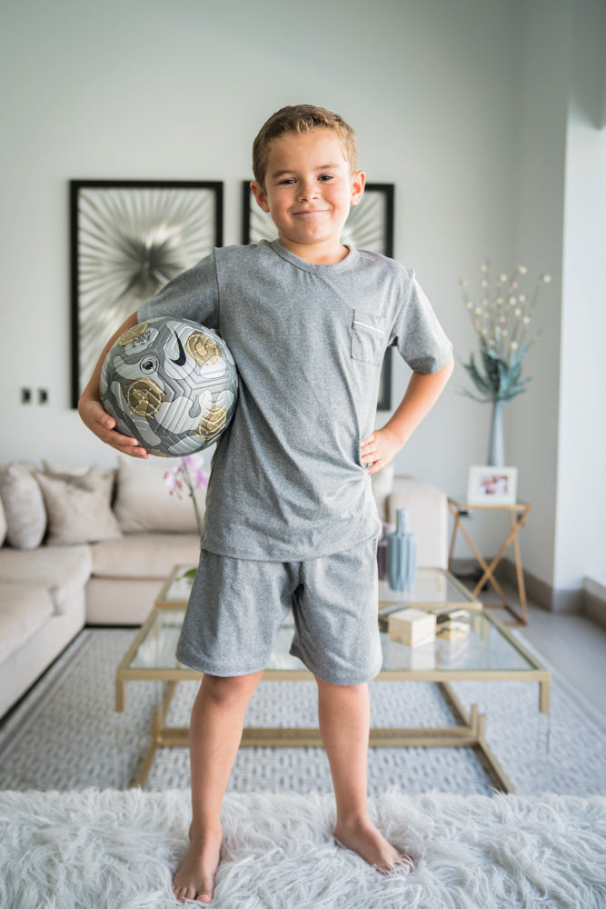 A25- Short y Playera Manga Corta (ADULTO)