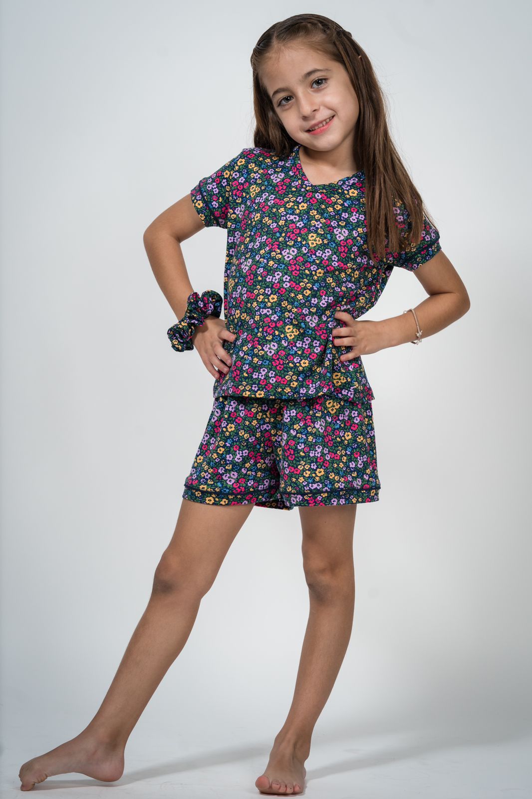 D18- Short y Blusa de Manga Corta